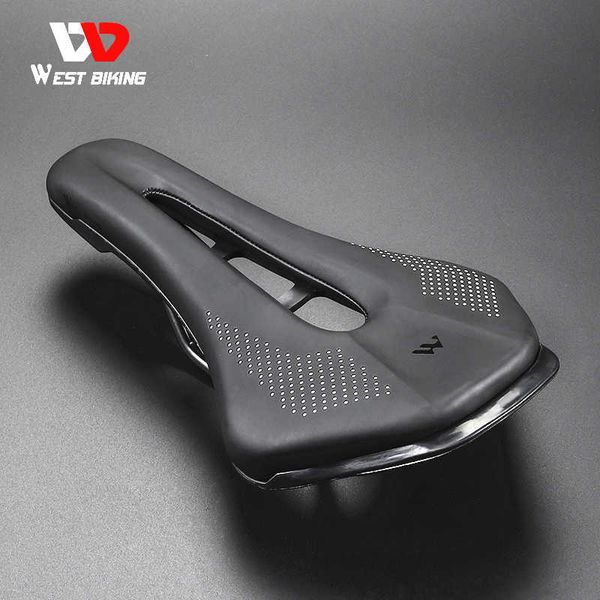 WEST BIKING – selle de vélo pour hommes, coussin de vélo de route et de montagne, en cuir PU souple, confortable, multicolore, 0130