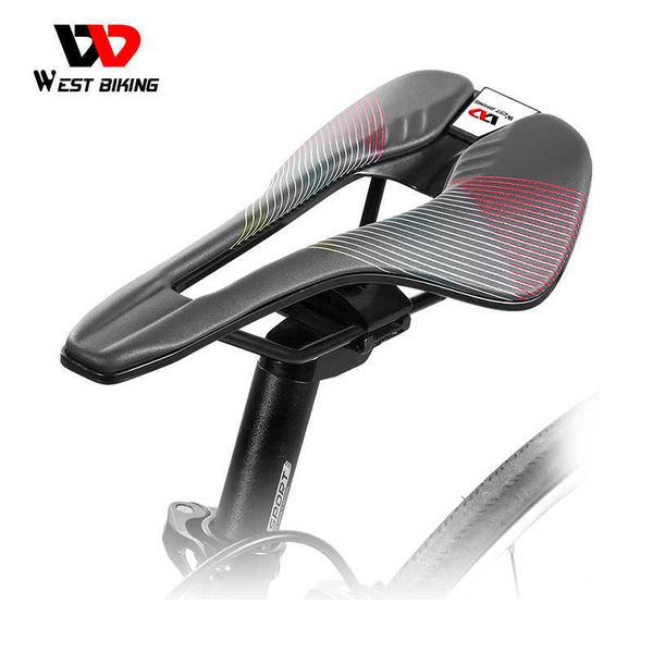 WEST BIKING – selle de vélo de route ultralégère en PU, coussin de siège souple et respirant, 0130