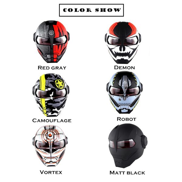 West Biking Cool Cycling Casque Abs Abs Full Face Skull Retro Motorbike Bélo de montagne Capacete Casco Classic Bicycle Casque