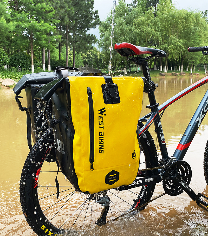 Западный велосипедный водонепроницаемый велосипедный пакет 25 л. Велосипедный пакет многофункциональный плечевой сумочка MTB дорожный велосипед