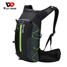 WEST BIKING Bolsa de bicicleta impermeable Mochila reflectante para deportes al aire libre Montañismo Escalada Viajes Senderismo Ciclismo 240312