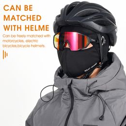 West Biking Winter Balaclava Face Cover Thermal Casque Thermal Floor Fleece Casqueur Ski Sport Men Mtb Bicycle de vélo