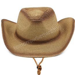 Western cowboy hoed mannen panama outdoor zomer strand pet vrouwen sombrero vaquero hombre chapeu brede riem heren hoed voor heren hoed