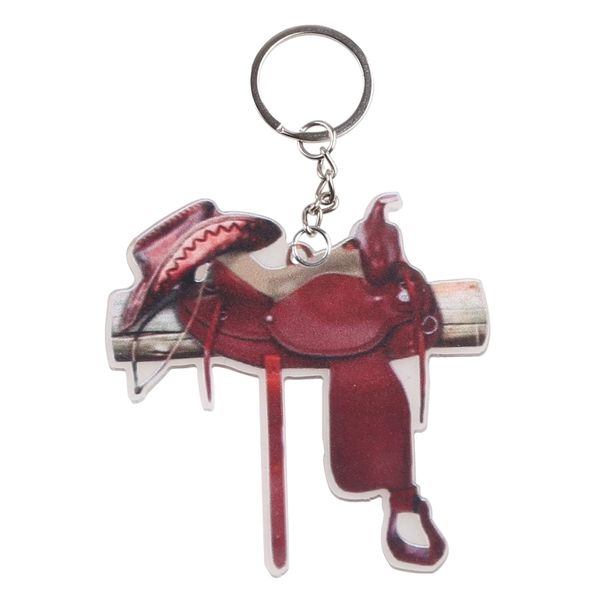 Western Horse Saddle Keychain Western Car Interior Keychain Key Personnalisé