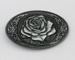 Boucle de ceinture ovale en forme de fleur de Rose occidentale, SWBY737, adaptée à une ceinture de 4cm de large avec stock continu 6457912