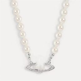 Western West Queen avec le même collier de perles vivi étoile en bois mode européenne et américaine INS1 1 clavicule plaquée laiton femmes3065