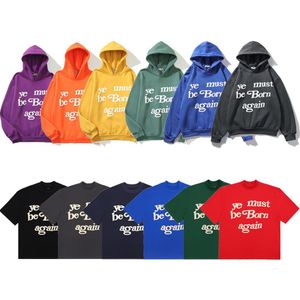 Wests Mannen Hoodies CPFM YE MOET WORDEN GEBOREN Brief Gedrukt Hip Hop Sweatshirts Met Capuchon Heren Kanyes Womens shirts Hoodie Felpe Uomo304U