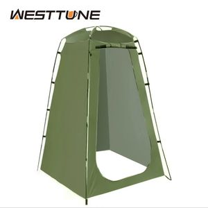 Westtune Portable Privacy douche tente extérieure imperméable refuge refroidis pour le camping Randonnée de randonnée de la plage Douche de toilette de salle de bain 240417