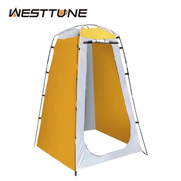Westtune Tente de douche portable pour intimité, abri extérieur étanche pour vestiaire, camping, randonnée, plage, toilettes, douche, salle de bain 240126
