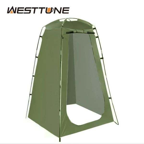 Westtune Portable Privacy douche tente extérieure imperméable refuge refroidis pour le camping Randonnée de randonnée de la plage Douche de toilette de salle de bain 240327