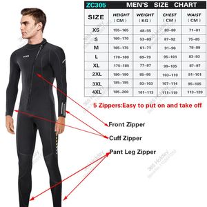 Wetsuit Men M Neopreen Women Wetsuit Surf Surf Surfa Duikpak Warm zwempak Water Sport Spearfishing Kitesurf Swimwear Wetpakken 240416