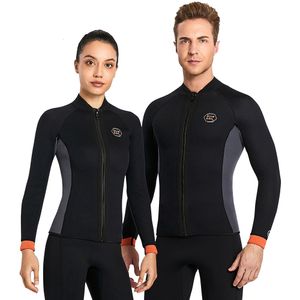 Combinaisons-combinaisons Drysuits 3 mm Néoprène plongée voile hommes femmes veste de combinaison de combinaison de plongée de plongée
