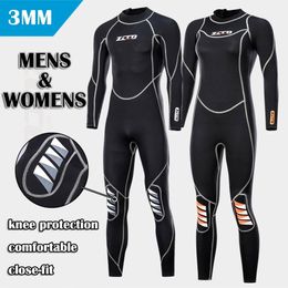 Wetsuits drysuits 3m mm neopreen mannen s full body wetsuit zwart koud bewijs lange mouwen duikpak surfzwemmen kajak scuba s 4xl 230413