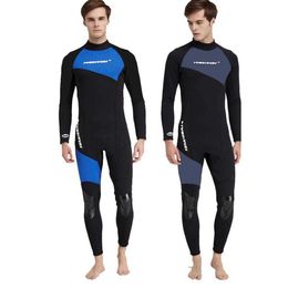 Combinaison de wetsuits Drysuits 3 mm Néoprène Scuba Squing Clees à manches longues Keep Warm Zip pour les sports nautiques Kayaking J230505