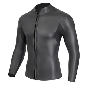 Wetsuits drysuits cr neopreen wetsuit mannen 3 mm bovenste pak lijm binding hoog elastisch surfen winter zwem snorkelen snel drogende UV-bescherming 221102