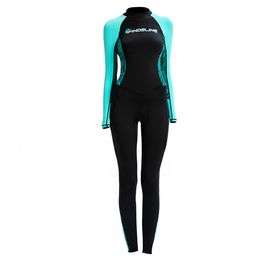 Wetsuits Droogpakken Full Body Dames Wetsuit Snorkelen Zwemmen Duiken Nat Pak voor Watersport Terug Rits XS XL 230303