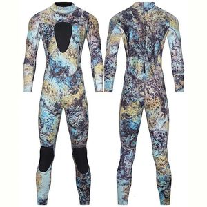 Combinaisons étanches Combinaisons étanches Hommes Camouflage Combinaison 3mm Néoprène Surf Plongée sous-marine Snorkeling Natation Body Suit Combinaison Surf Kitesurf Équipement 3XL 230515