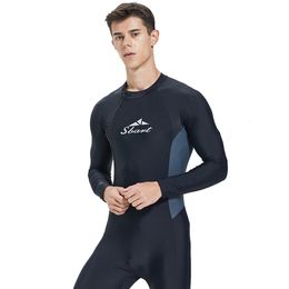 Wetsuits Drysuits Mannen Badpakken Rash Guards Surfkleding met lange mouwen Sneldrogend wetsuit Duikpak Snorkelen Kajakken Sportkleding 230621