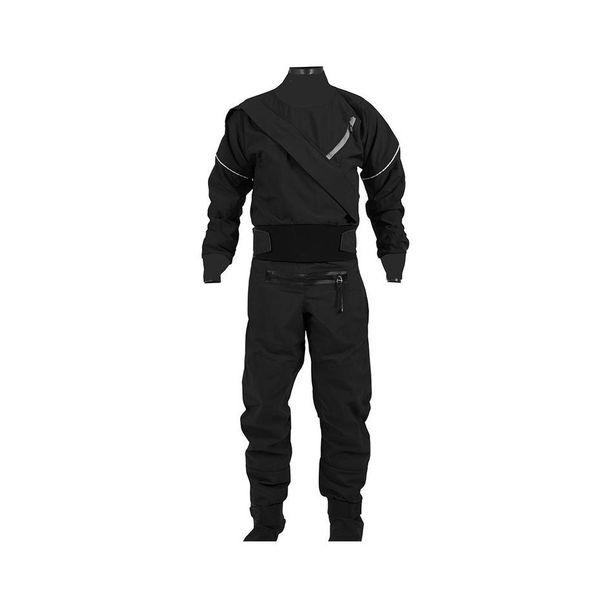 Wetsuits Drysuits Mens Drysuit para Kayak Use Caiaque Surf Padding Natação Terno Seco Impermeável Respirável Peito Wader Top Clot Dhjlm