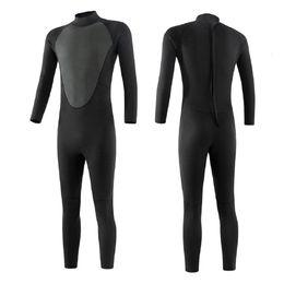 Trajes de neopreno Trajes secos Traje de neopreno Hombres Mujeres Traje de buceo con cremallera frontal para snorkel Buceo Natación Kayak Kitesurf Traje de neopreno completo 230320