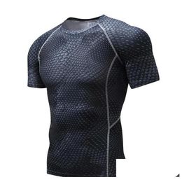 Les combinaisons wetsuits sports à l'extérieur dragon collants à manches courtes t-shirts minces de vêtements serrés