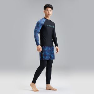 Wetsuits Drysuits Summer Men Swimsuit Long Sleeve Outdoor Uv Protection Snorkeling Surf Wetsuit Kayaking Sports Quick Dry Swimsuit Clothing 230616
