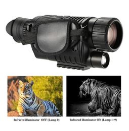 WG540 5X40 Monocular de visión nocturna digital Cámara infrarroja de alcance de 200 M Visión nocturna Alcance de caza Óptica de visión nocturna Alcance de cazador Fr2953767