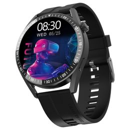 WH8-B GT3 smartwatch voor heren 1.32 rond scherm Bluetooth Talk hartslagmeter muziek afspelen horloge