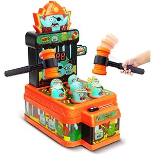 Whack Game Mole Toys Mini Electronic Interactive Hammering and Stought Halloween Toy