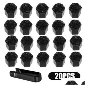 Écrou de boulon de roue 1Set Voiture Strass Hub Caps Pneu Vis Protection Er Antirouille Jante Extérieur Drop Delivery Mobiles Motos Pièces Dhooc