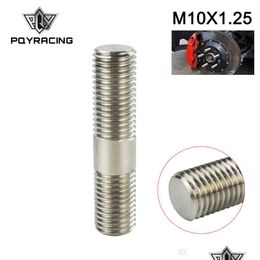 Tuerca de perno de rueda Pqy - 10 mm M10X1.25 Perno de escape Tornillo roscado de doble extremo de acero inoxidable 303 Pqy-Deb01 Entrega directa 2022 Móviles M Dh4Xu