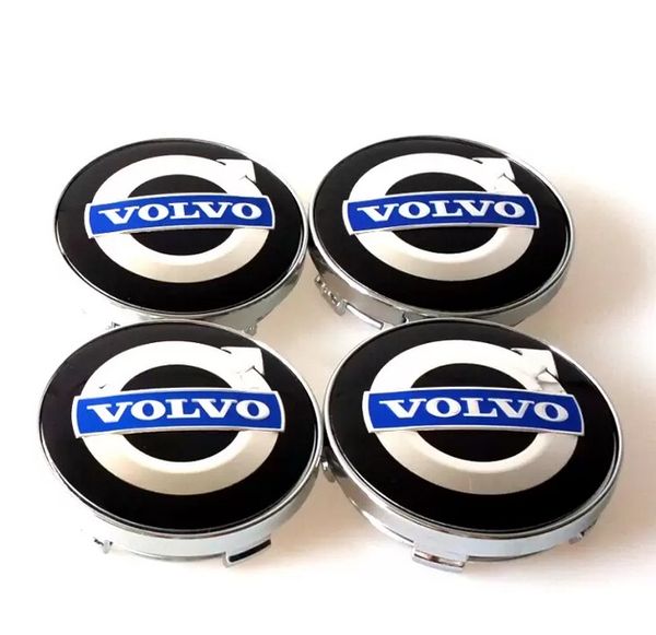 Cubierta de la rueda 60 mm de aleaci￳n Volvo Center Caps Hub Car Emblema Insignia Azul C30 C70 S40 V50 S60 V60 V70 S80