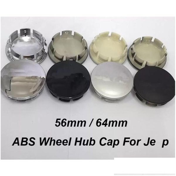 Enjoliveurs 100Pcs Ers Car Center Hub Er Cap Badge 56Mm Brillant / Mat / Noir Drop Delivery Mobiles Motos Pièces Roues Dhym7