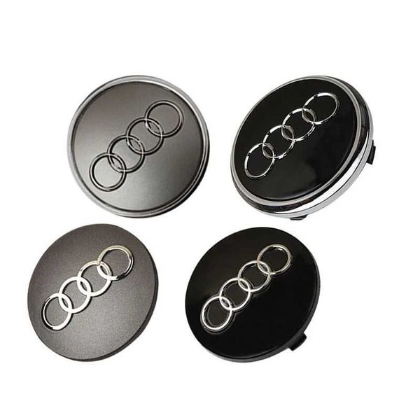 Couvertures de roues 4pcs 60 mm 61 mm 68 mm 69 mm Styling Centre de roue Couper Hub Covers Badge 4B0601170 Pour Audi A3 A4 A5 A6 A7 A8 S4 S6 ACCESSOIRES T240509