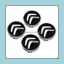 Enjoliveurs de roue 4 pièces 60 mm pour capuchon de roue de voiture citroën ER C4 Picasso C3 Berlingo C5 X7 C2 C1 Ds3 Zx Xsara C8 Ds Ds4 Logo Rim Accesso Dh9Iv