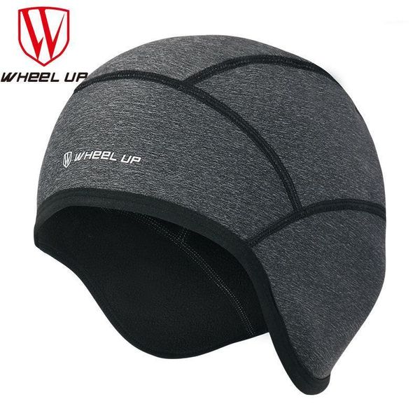 Wheel Up Hiver Casquettes De Cyclisme Coupe-Vent Chaud Thermique Ski Cap Polaire Course À Pied Ski Équitation Chapeau Hommes Vélo Chapeaux H430 Masques