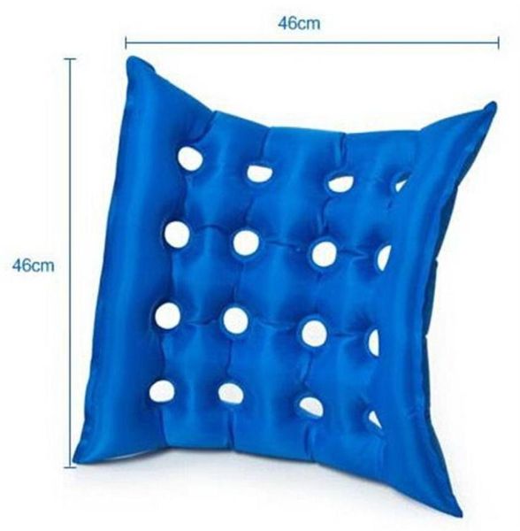 Coussin anti-escarres pour fauteuil roulant, coussin de siège, coussin d'air carré avec pompe, taille 45cm 45cm30592648681