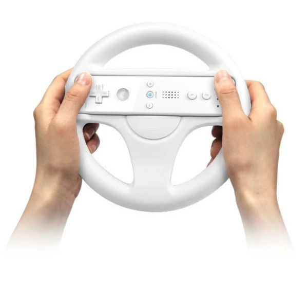 Roues pour Nintendo Wii Game Racing Wheel Kart Remote Controller Plastic Innovative and Ergononic Design