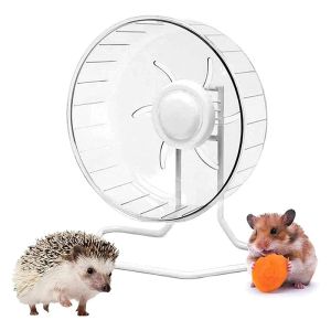 Wielen hamster draaiende roterende auto hamster stomme wielspeelgoed helder roterende jogging wiel kleine huisdier sportoefening kooi 24 cm in diameter