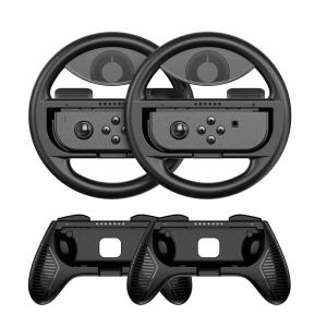 Wielen linyuvo 4 stcs links rechter game stuurwielcontroller handgreep houder grip joypad controller gamepad voor Nintendo Switch/OLED