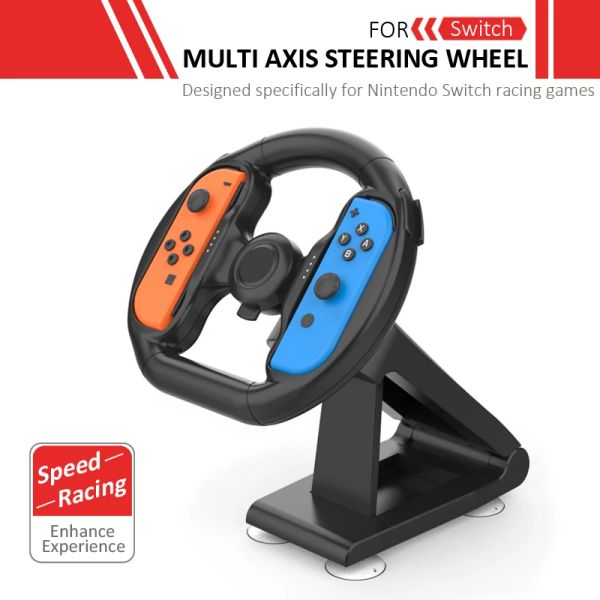 Ruedas nuevas piezas del volante componentes controlador accesorio con 4 ventosas para Nintendo Switch Racing Game Ns Accesorios