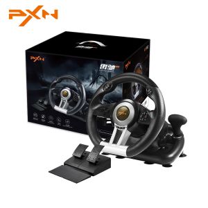 Volants PXN V3 Racing Volant avec pédales Vibration Volante Gaming Wheel pour PC/PS3/PS4/Xbox One/Xbox Series S/X/Nintendo Switch