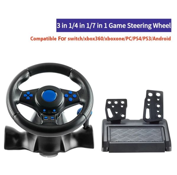 Roues Racing Simulator Wheel Veat Vibration Contrôle de l'ordinateur de direction de voiture USB pour Switch / Xbox One / 360 / PS4 / PS2 / PS3 / PC