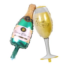 Whisky Beer Cup Champagne Bouteille Ballons de bière Hélium Hélium Mylar en aluminium Balon Balon Bar Summer Festival Birthday Party Decoration Supplies W0238