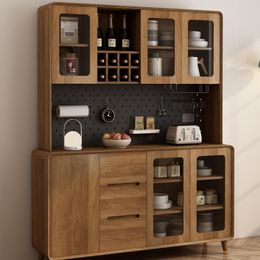 Whisky Refrigerator Wine Cabinet Oak Bar Mur Murnes étagères Cilar Wine Cabinet Affichage Vitrinekast Bar Mueble Hôtel Meubles