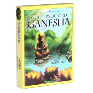 Whispers of Lord Ganesha Oracles Engelse s voor waarzeggerij Tarot Deck Card Board Game Elephant Headed God Toy S1RV9