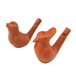 Whistle Bird Waterfor pour céramique sifflonnez les enfants appelle les jouets musicaux de glissière Blower Instrument Noise Flute Noisemakers Funny Caller 240408