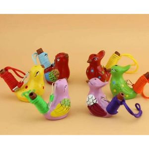 Whistle Warbler Bird Ceramic Water Spotted Chirps CHIRPS Home Decoration For Children Kids Gifts Party Favor FY3681