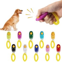Whistles Plastic draagbare hond Clicker Toys Pet Transining Clicke Training Tool Hondenfluiterij