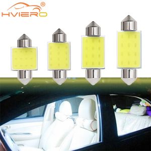 2 unids 12SMD Color blanco COB Festoon Luces de cúpula Lámpara de lectura 31 mm 36mm 39mm 42mm 3w Coche Bulbos LED Interior DC 12V